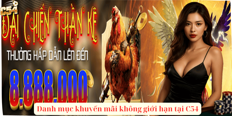 Danh mục khuyến mãi không giới hạn tại C54