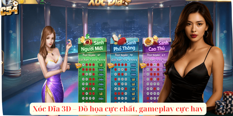 Xóc Đĩa 3D – Đồ họa cực chất, gameplay cực hay