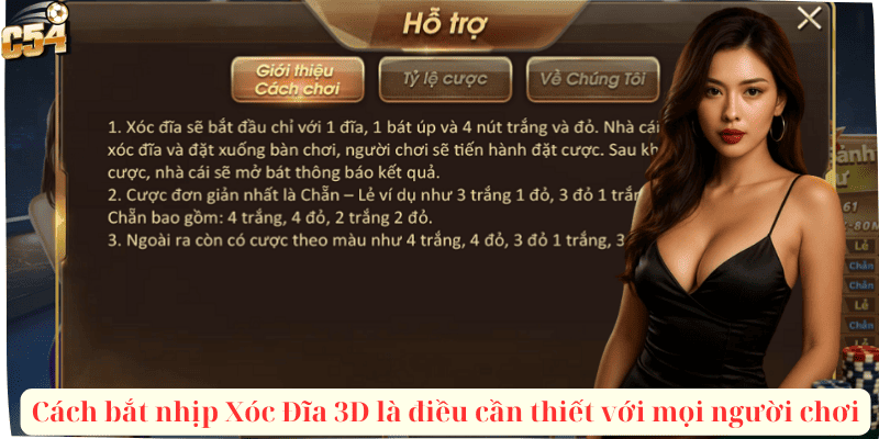 Cách bắt nhịp Xóc Đĩa 3D là điều cần thiết với mọi người chơi