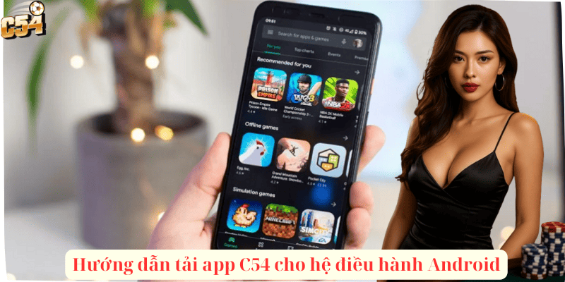 Hướng dẫn tải app C54 cho hệ điều hành Android