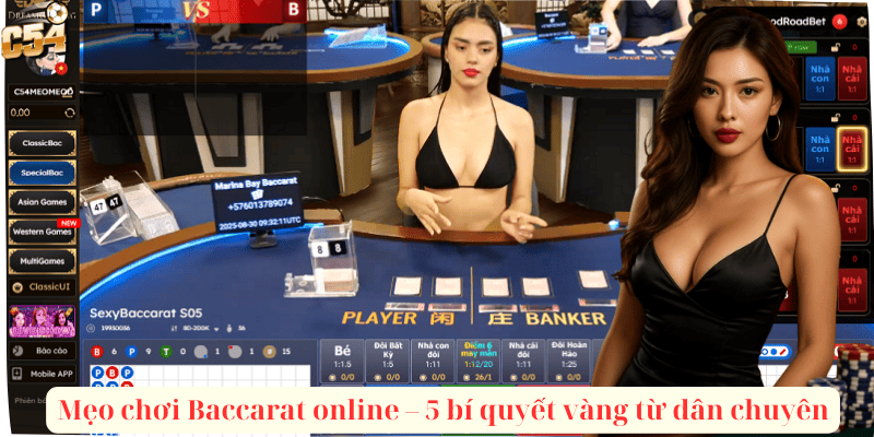 Mẹo chơi Baccarat online – 5 bí quyết vàng từ dân chuyên