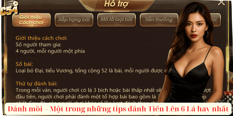 Đánh mồi – Một trong những tips đánh Tiến Lên 6 Lá hay nhất